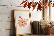 Autumn Watercolor Clipart & Patterns, a Decorative Illustration by Nadia Semyroz (Thumbnail 10 of 19)