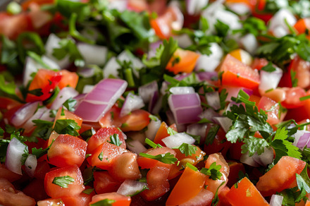 A detailed view of a fresh salad fea, a Photo by Iftikhar Alam