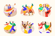 Adorable Dance Vector Illustration, a Person Illustration by Brickclay (Thumbnail 7 of 9)