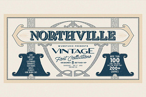 Northville Vintage Font Collections