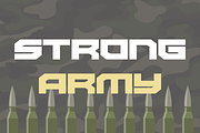 Missile An Army Inspired Typeface, a Sans Serif Font by alpercakici (Thumbnail 7 of 14)