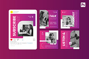 Daily Podcast Instagram Post, a Social Media Template by CavenArt (Thumbnail 4 of 5)