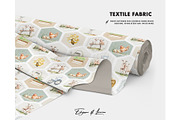 Farming nursery pattern cow chicken, a Pattern Graphic by Milatoo (Thumbnail 2 of 5)