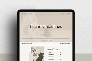 Neutral Brand Guidelines Template