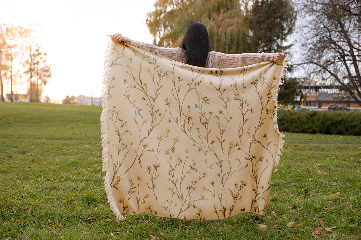 Sage & Beige Winding Vine Patterns, a Pattern Graphic by one-touch (Photo 9 of 9)