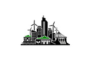 Eco Smart City Silhouettes, a Graphic by musafir_fashion (Thumbnail 5 of 12)