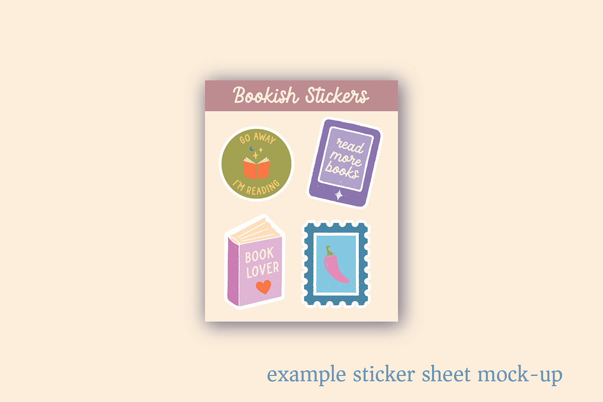 Book Lovers Cozy Reader Clipart, an Object Illustration by Ginny and Sam (Photo 9 of 11)