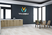 PSD Office Wall Logo Mockup, an Advertising Mockup by Ayy (Thumbnail 23 of 23)