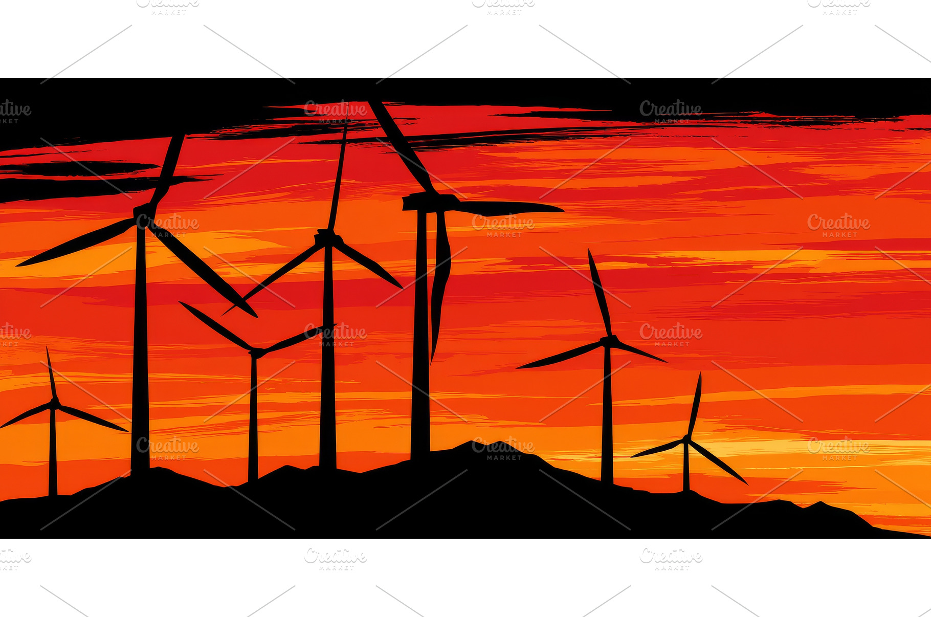 A dawn landscape features a field of, a Technology Photo by ZinetroN