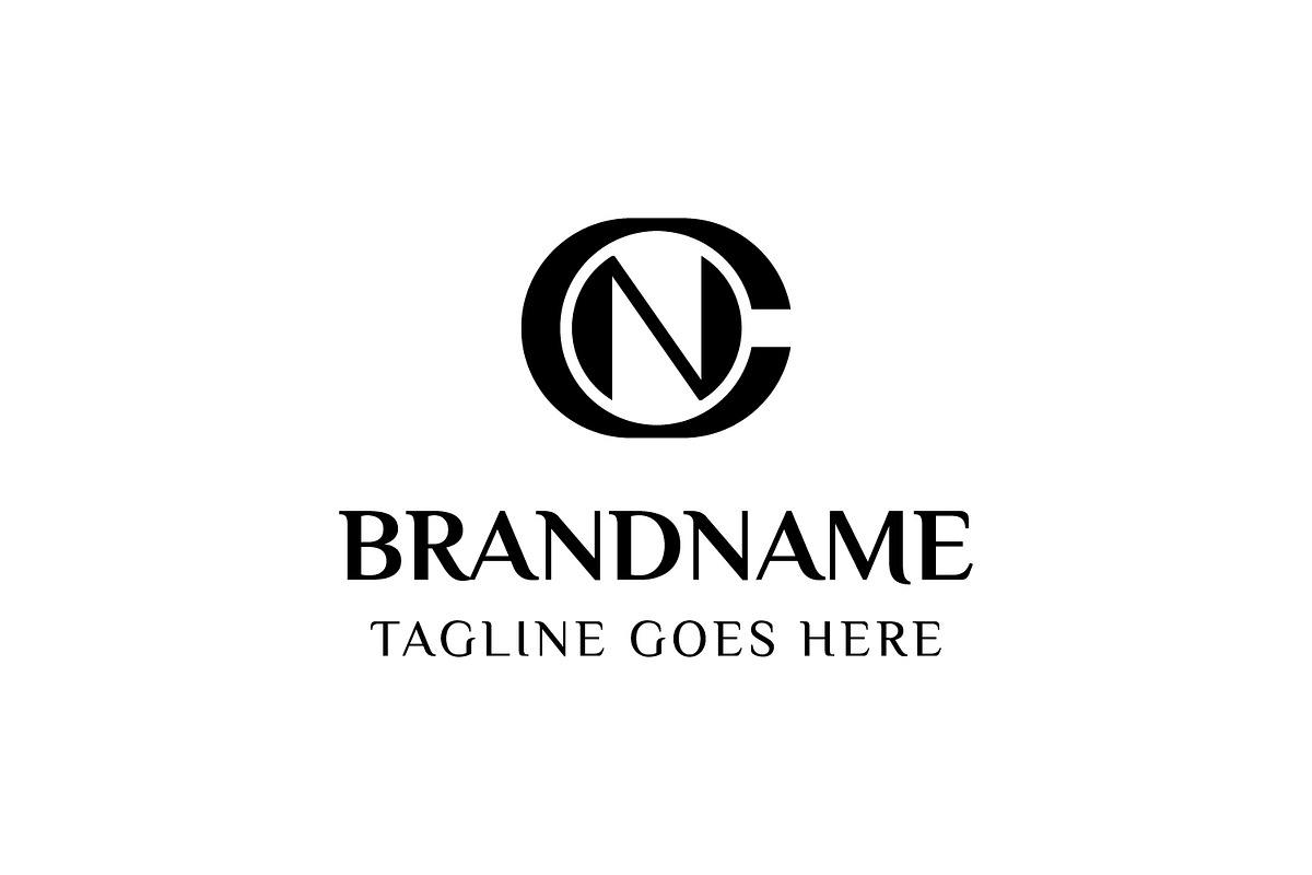 Letters CN Monogram Logo, a Branding & Logo Template by Pray Art Design Studio