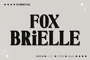 Fox Brielle Font, a Serif Font by Fox7 By Rattana (Thumbnail 1 of 13)