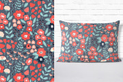 Colorful floral pattern, a Pattern Graphic by Cozy pattern shop (Thumbnail 4 of 5)