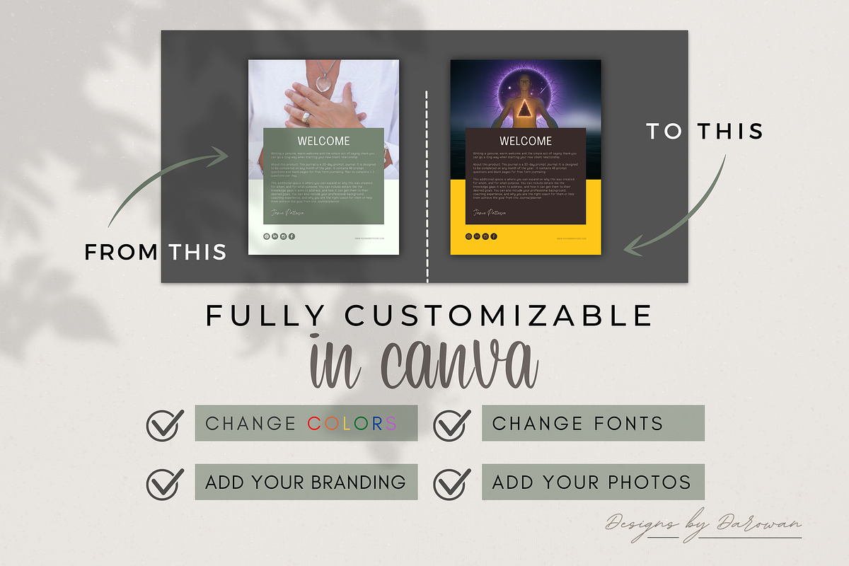 Law of Attraction Workbook | Canva, a Magazine Template by Designs by Darowan (Photo 9 of 9)