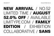 Nevanta - Sans Serif Font, a Sans Serif Font by limitype (Thumbnail 3 of 14)