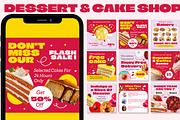 Dessert and Cake Shop Instagram Feed, a Social Media Template by Jiwstudio (Thumbnail 5 of 5)