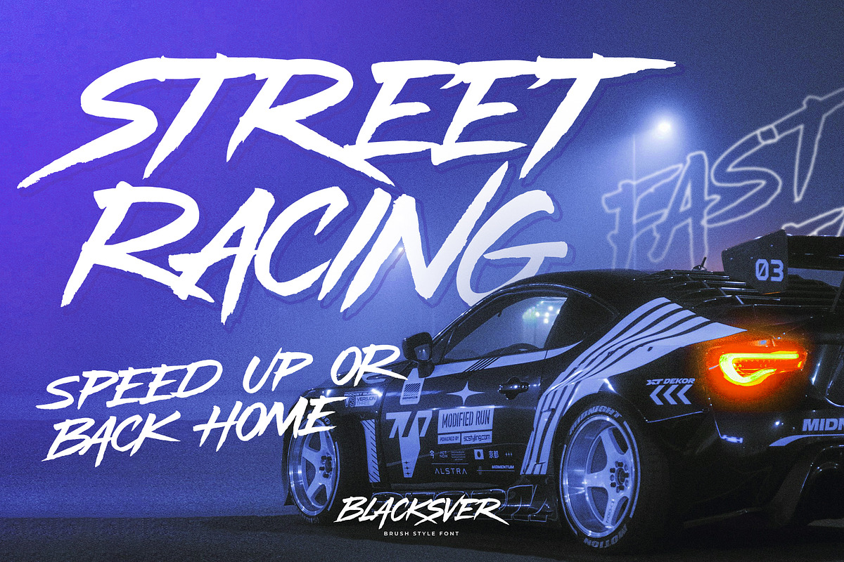 Blacksver - Brush Font, a Font by agnyhasyastudio (Photo 3 of 12)