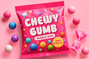 Chewy Gumb - Playful Display Font, a Sans Serif Font by Vesvocrea (Thumbnail 4 of 10)