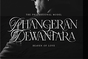 Heaven Of Love | Ligature Serif, a Serif Font by Silverdav (Thumbnail 1 of 12)