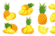 Fruit Cartoon Collection, a Decorative Illustration by YG Studio (Thumbnail 9 of 22)
