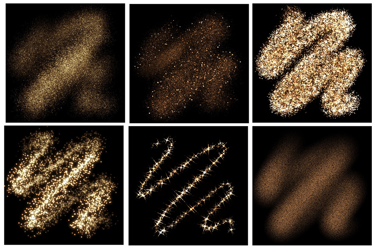 Procreate Glitter Brushes, a Brush Add-On by Elenbushe (Photo 10 of 12)