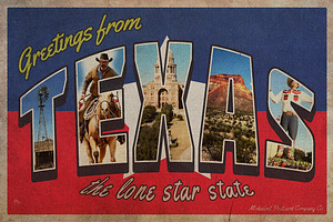 Vintage Greetings Postcard Generator