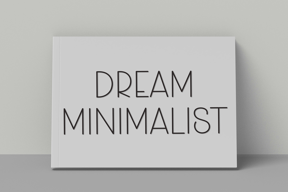 Minimalist, a Sans Serif Font by FreshTypeINK (Photo 2 of 8)