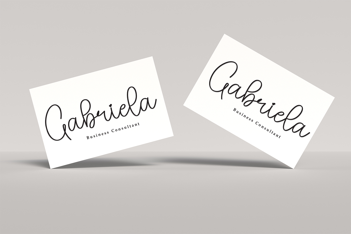 Cutegirl | Script Font, a Handwritten Font by Scratchones (Photo 4 of 9)