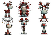 Christmas Deer clipart, an Illustration by Designworld (Thumbnail 2 of 3)