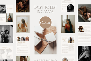 BOHO Boudoir Photography Guide Canva