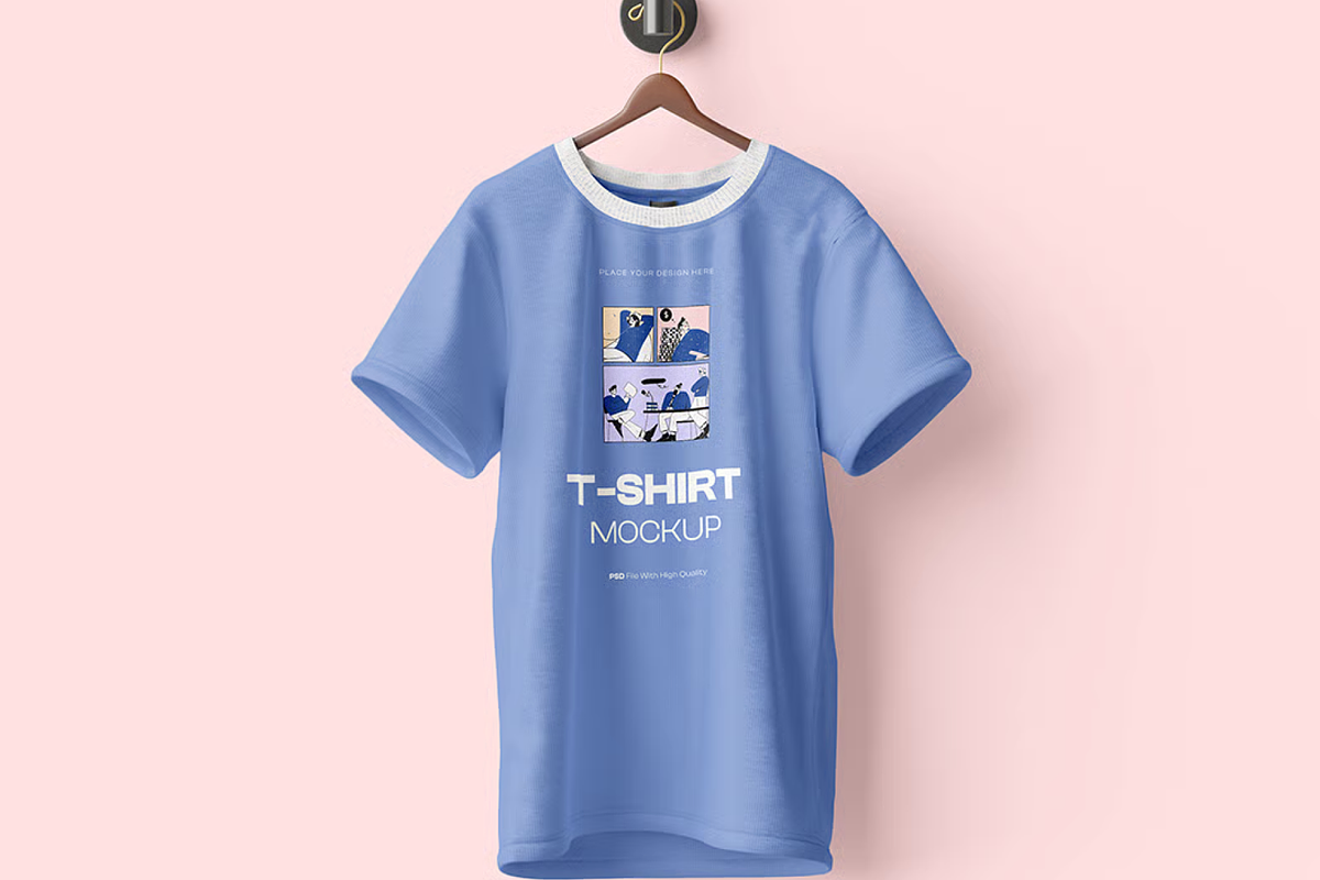 T-Shirt Mockup - Flat Lay View, a Shirt Mockup by graphicsauce (Photo 4 of 4)
