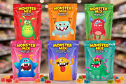 Gummy Grins - 6 Cute Monsters, a Decorative Illustration by D R A W K M A N (Thumbnail 3 of 7)