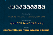 VFU - Visionary Font Ultra typeface, a Sans Serif Font by VP Fonts (Thumbnail 15 of 16)