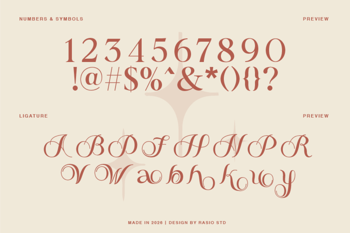 Valmia Modern Elegant Typeface Font, a Serif Font by Rasio Studio (Photo 3 of 9)