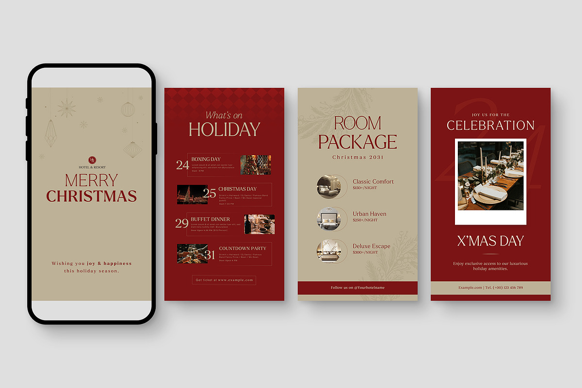 Christmas What's On Social Media, a Social Media Template by BrandPacks (Photo 2 of 5)