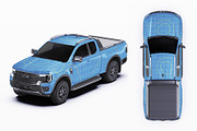 Super Cab 4x4 Pickup Wrap Mockup Set, a Product Mockup by Halal Graphic Studio (Thumbnail 12 of 15)