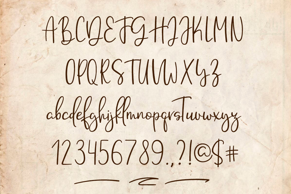 Signature font, a Script Font by JuliaKJ (Photo 3 of 3)