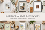 10 Canva iPad Mockups, an iPad Mockup by Asha Glenn Design Studio (Thumbnail 1 of 9)