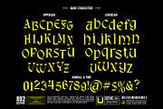 Black Morgana Typeface, a Blackletter Font by alit design (Thumbnail 6 of 17)