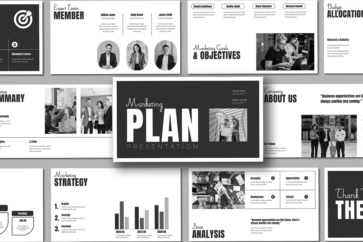 Modern And Clean Retro Marketing, a Presentation Template by Mighty-Slide (Photo 1 of 5)