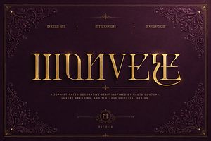 Monvele - Luxury Serif Font