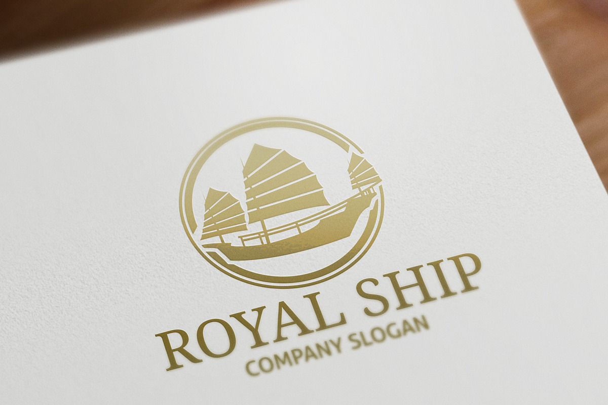 Royal Ship Logo, a Branding & Logo Template by Vectorwins Premium Shop