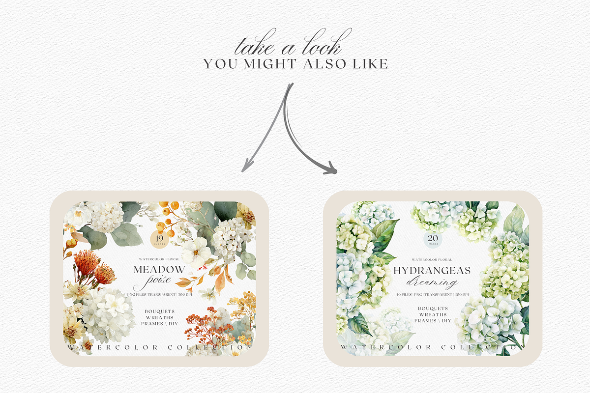 Watercolor Bougainvillea &Hydreangea, a Decorative Illustration by ThaismotaCreativeCo (Photo 10 of 11)