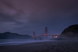 Golden Gate Bridge at Night