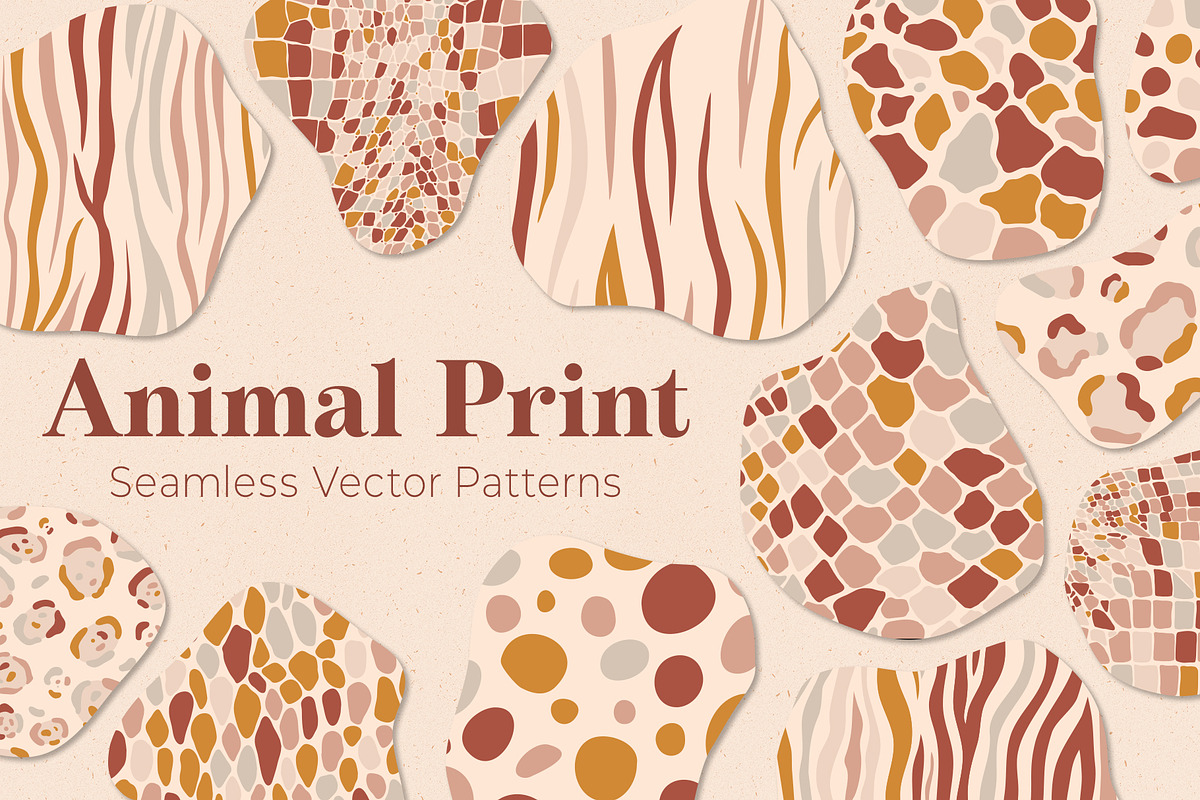 Animal Print - Boho Palette, a Pattern Graphic by Megs Lang (Photo 1 of 10)