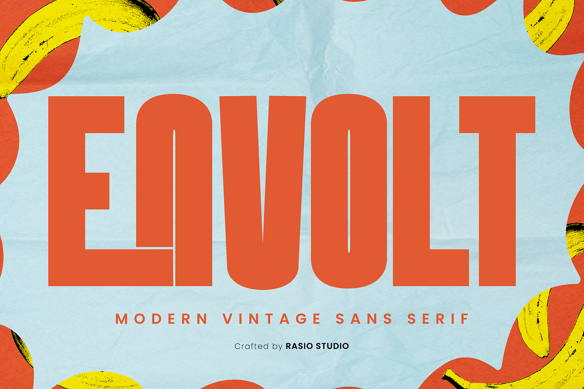 Envolt Modern Vintage Sans Font, a Sans Serif Font by Rasio Studio (Photo 1 of 10)