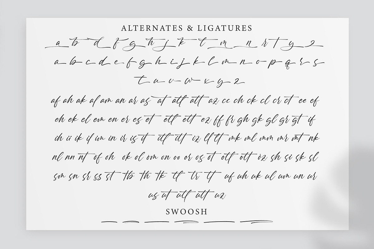 Kongature - Modern Signature, a Script Font by Graha Type (Photo 11 of 12)