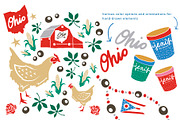 OHIO Illustrations Icons Patterns, an Illustration by BeesDesign (Thumbnail 7 of 8)