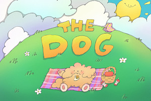 The Dog, an Animal Illustration by Anastasiya Klempach