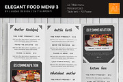Elegant Food Menu 3, a Brochure Template by Luuqas Design (Thumbnail 2 of 5)