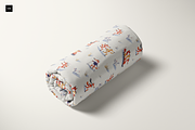 Woodland Winter Foxes Pattern, a Pattern Graphic by Lady Bruniere Design (Thumbnail 6 of 7)